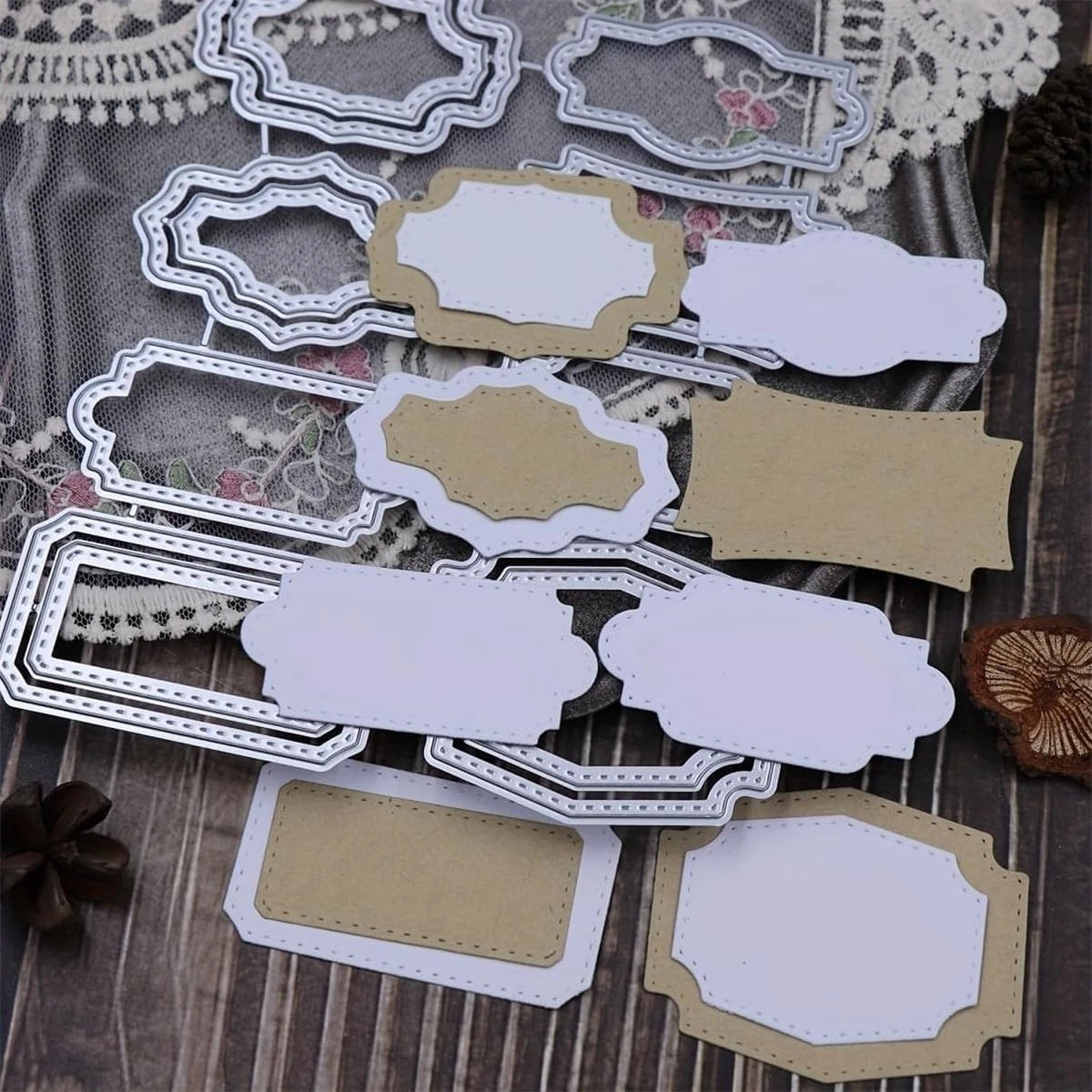 Metal Cutting Dies for Scrapbooking Card Making (6.2x5.1 in)