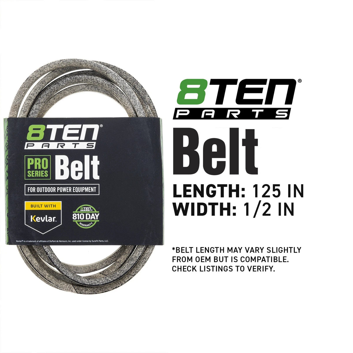 8TEN Kevlar Belt for Snapper SPX160 SPX2342 SPX2542 (1758984YP 954-04325 754-04325)