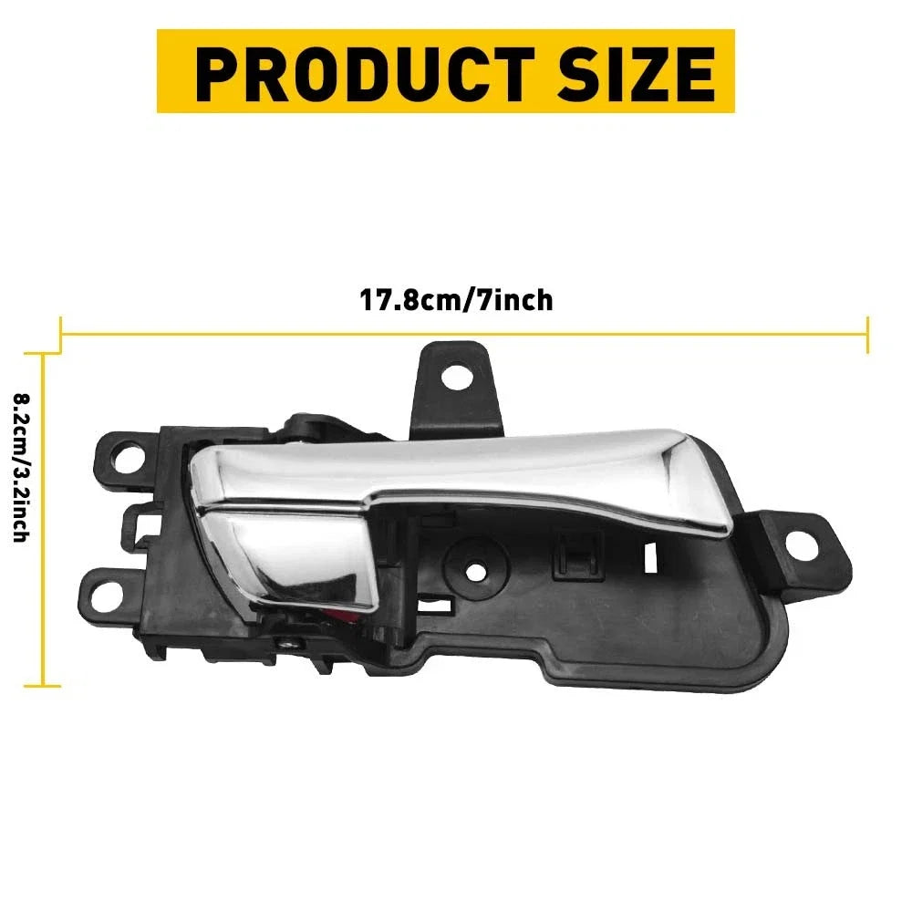 Interior Door Handle for Hyundai Sonata (2011–2015) Right Side Chrome