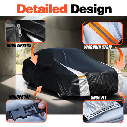 Waterproof Car Cover for Coupes & Sedans (Universal Fit)