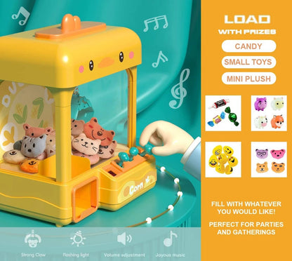 Large Claw Machine for Kids & Adults - Adjustable Sound & Light