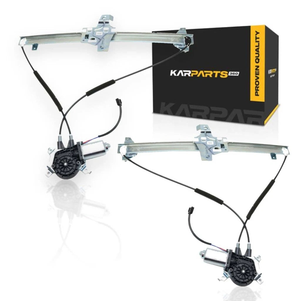 Pair of Window Regulators for Ford E-150/E-250 Econoline (1992–2002) PLX-M0-USA-JF462958-CL360A72, FO1350129