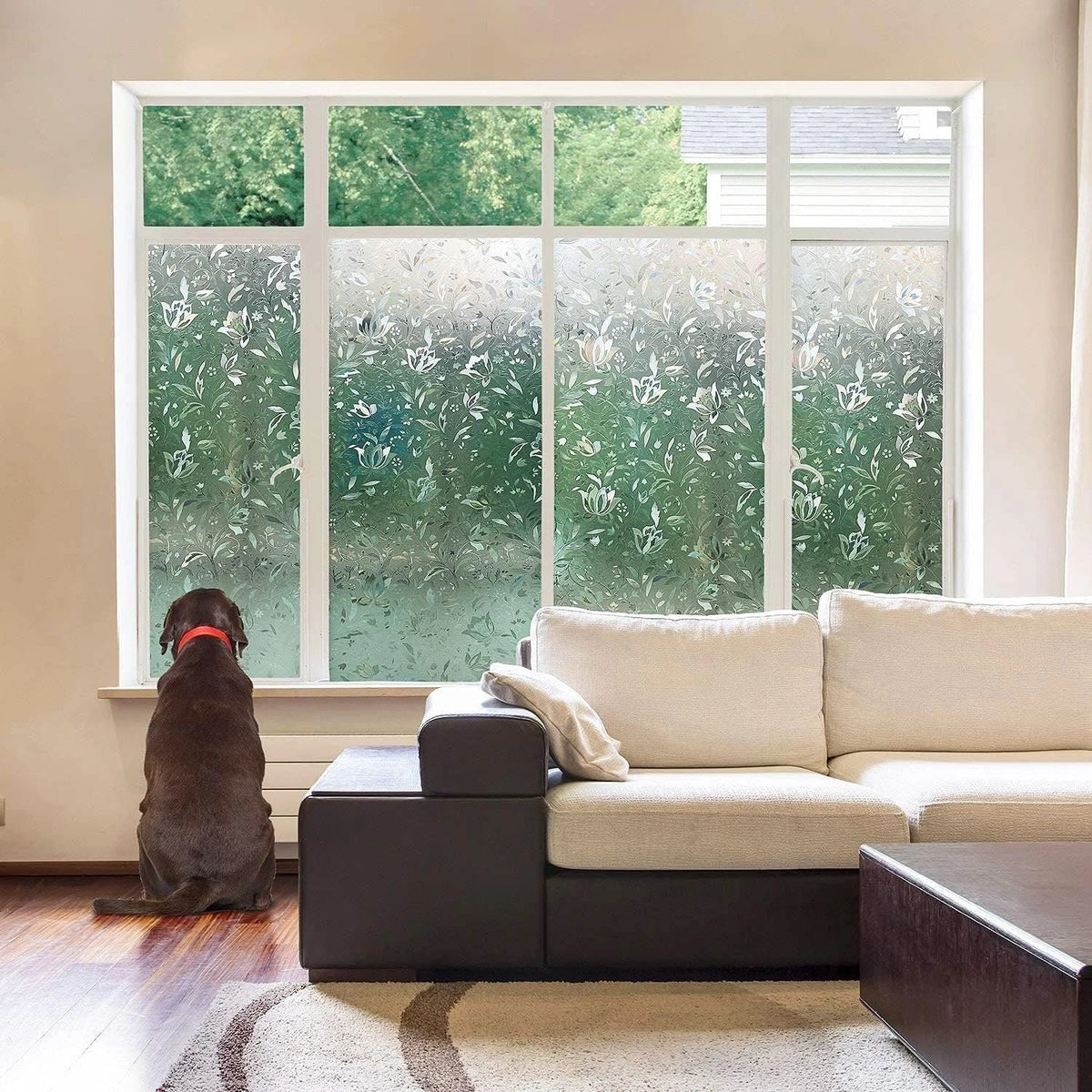 Etched Lace Window Film for Glass (17.5" x 78.7")