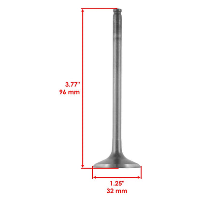 4X Exhaust & Intake Valve for Polaris RZR XP Turbo (2016–2022) / XP 4 Turbo S (2019–2020) VA1584+VA1794