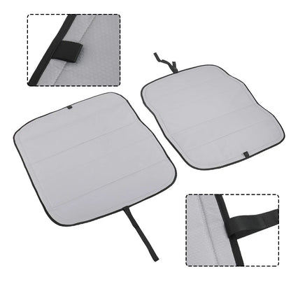 Set of 2 Insulated Blackout Rear Door Window Covers for Ford Transit (2015–2022) BCK86108K