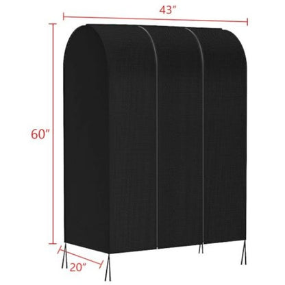 210D Oxford Fabric Clothes Hanger Cover for Garment Rack (Dustproof)