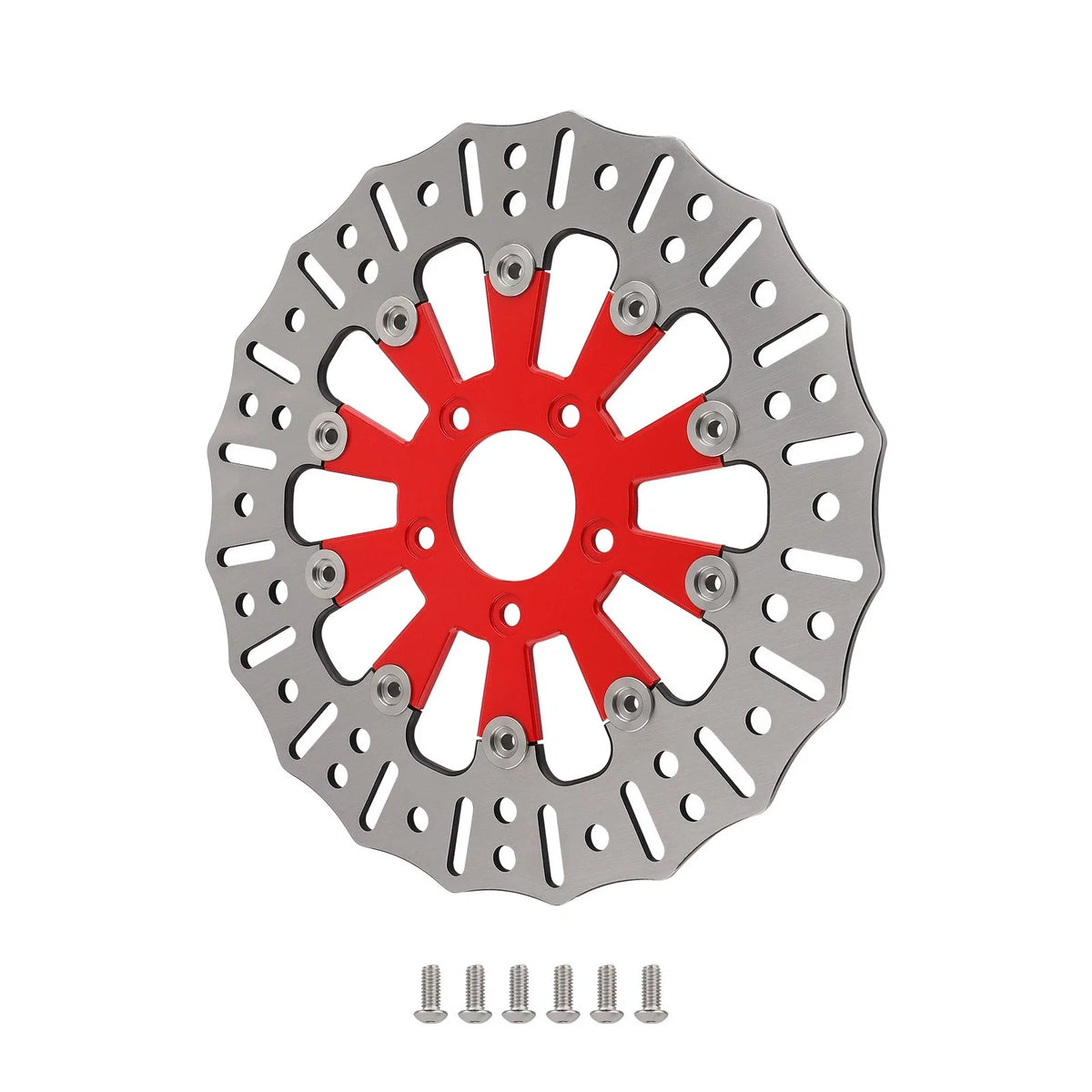 Front Brake Disc Rotor 299mm for Harley-Davidson Trike Softail (2009–2019) Red