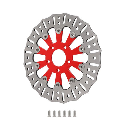 Front Brake Disc Rotor 299mm for Harley-Davidson Trike Softail (2009–2019) Red