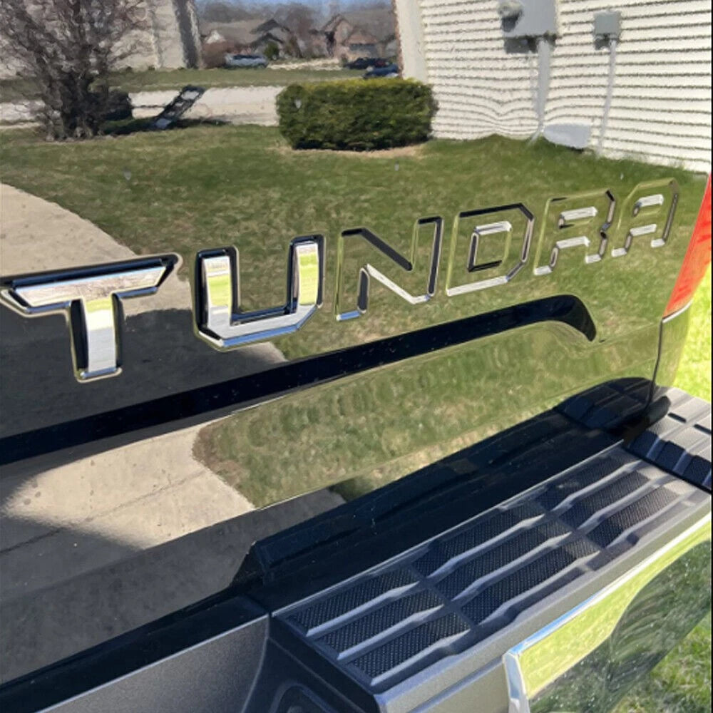 3D Chrome Letters Emblem for Tundra (2014–2021) Tailgate Insert Badge
