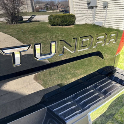 3D Chrome Letters Emblem for Tundra (2014–2021) Tailgate Insert Badge