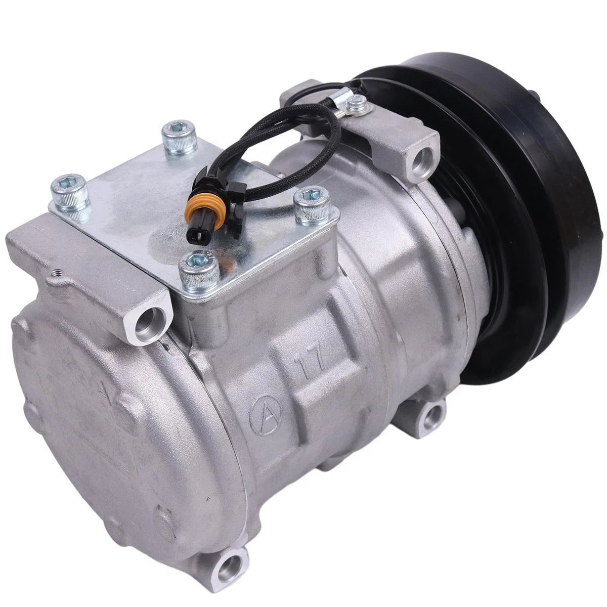 A/C Compressor for John Deere 1710D 410D 544G 540E 6600 (12V) 447200-3081 447200-3350