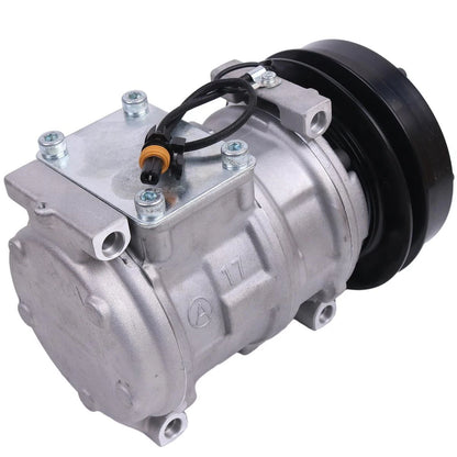 A/C Compressor for John Deere 1710D 410D 544G 540E 6600 (12V) 447200-3081 447200-3350