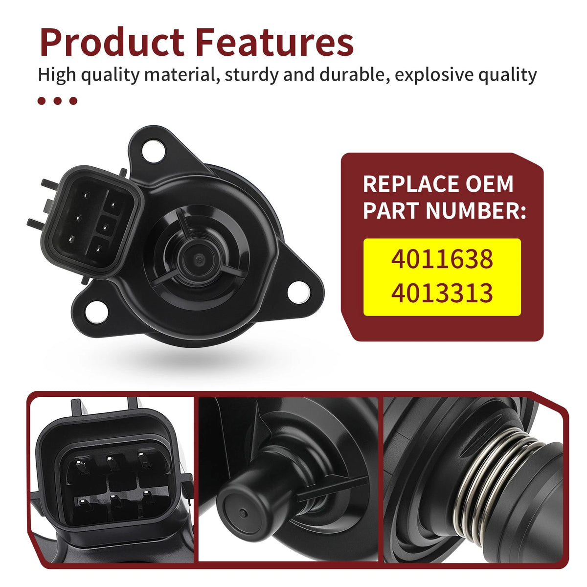 Idle Air Control Valve for Polaris Sportsman 850 XP 850 1000 (4011638, 4013313)