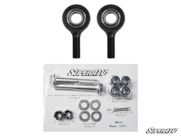 Heavy Duty Tie Rod End Replacement Kit for Can-Am Maverick X3 (2017–2023)