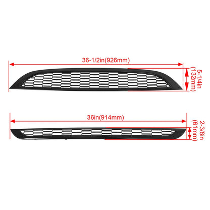 Honeycomb Mesh Front Grille for Mini Cooper S R50 R52 R53 (2002–2006)