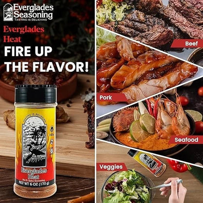 2X Everglades Heat Seasoning Spicy Blend for Chicken Wings (6 Ounce)