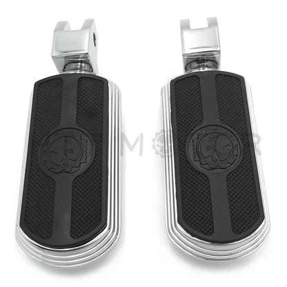 Skull Rubber Footpeg for Yamaha V-Star 1100 650 Stryker VMax Virago Bolt (1999–2023)