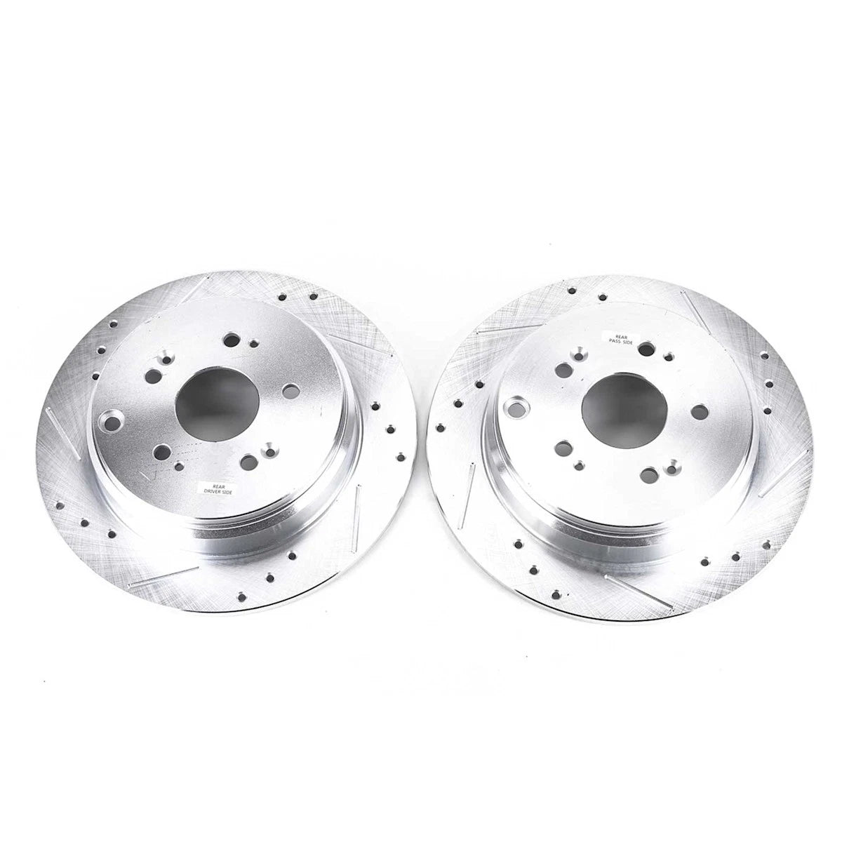 2X Powerstop Brake Discs Rear for Acura RDX, Honda CR-V (2006–2018) JBR1158XPR