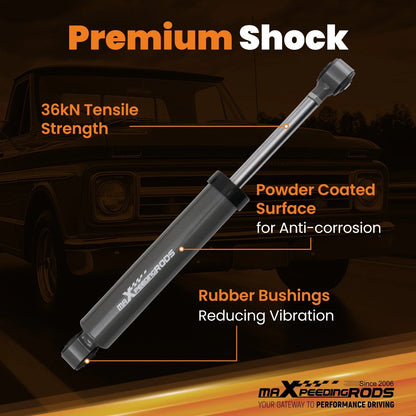3" / 5" Drop Lowering C Notch Kit w/ Shocks for Chevy C10 GMC C15 (1963–1972)
