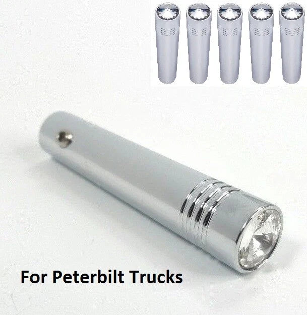 Clear Toggle Switch Extension 2-1/4" Chrome Metal for Peterbilt (2000–2024)