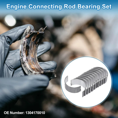Set of 12 Connecting Rod Bearings for Toyota Crown (No. 1304170010)