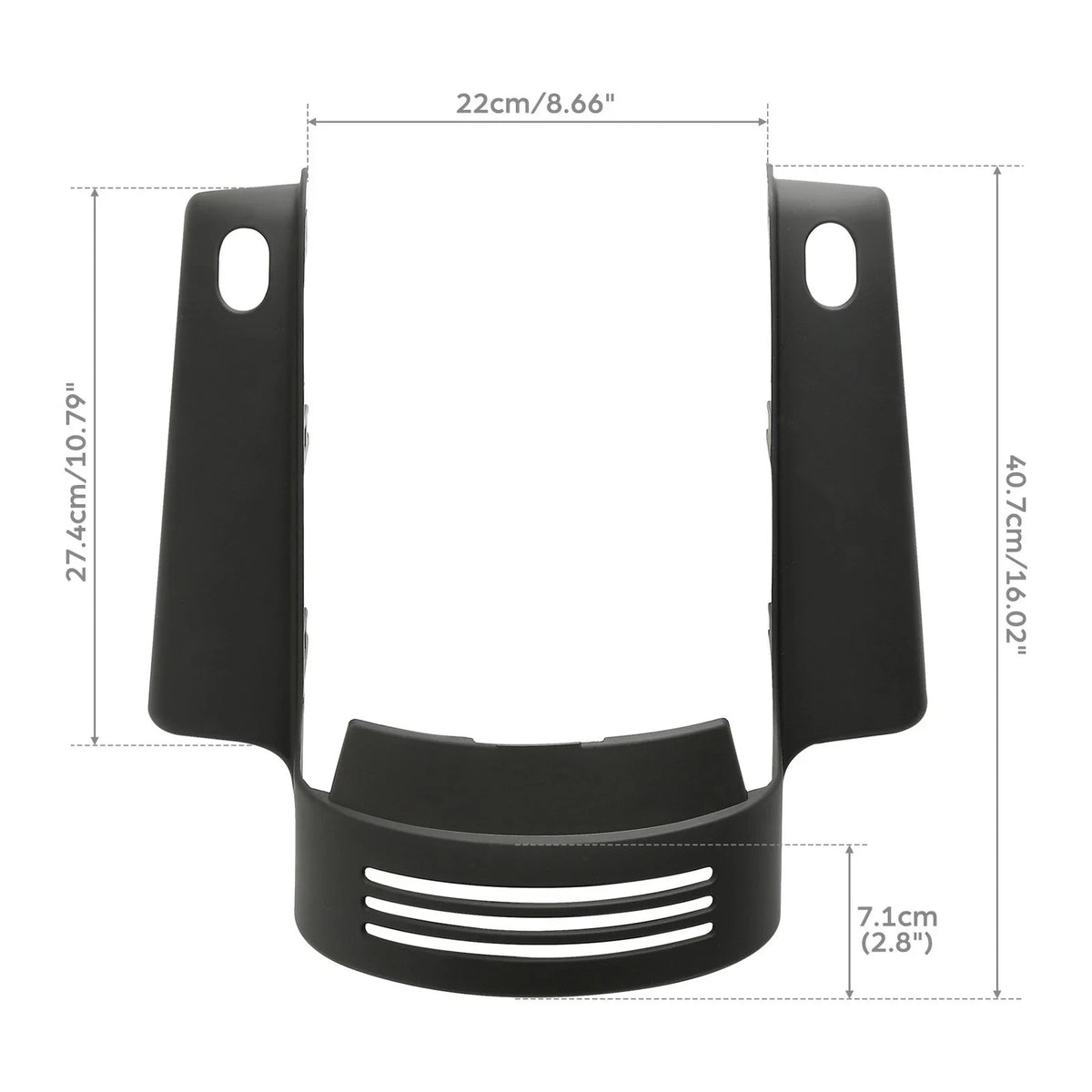 Matte Black Rear Fender Fascia for Harley Touring Electra Road Glide (2014–UP)