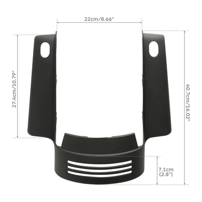 Matte Black Rear Fender Fascia for Harley Touring Electra Road Glide (2014–UP)