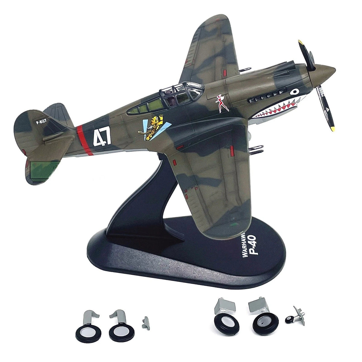 1/72 Diecast Alloy Curtiss P-40C Warhawk Model
