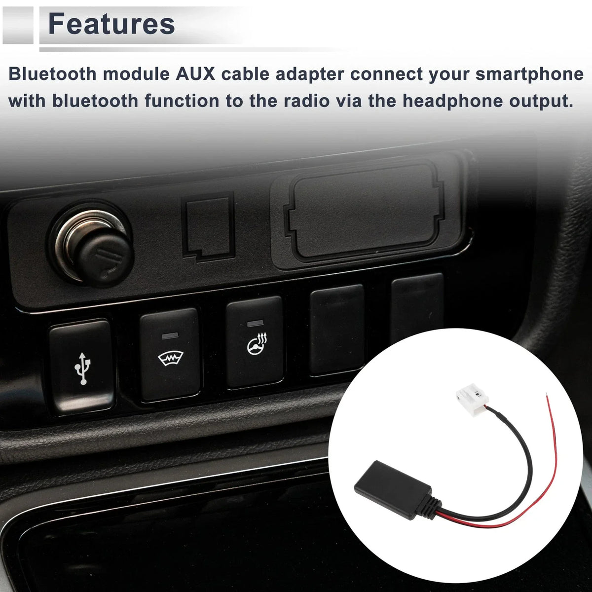 Stereo Radio Harness for Mercedes Benz W169 W245 W203 W209 (2001–2012)