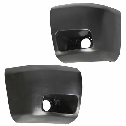 Set of 2 Bumper End Caps for Chevrolet Silverado 1500 (2007–2013)