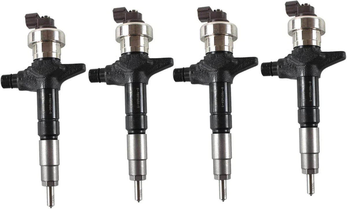 Set of 4 Fuel Injectors 8-98011604-1 8-98011604-2 for Holden 4JJ1 (2007–2015)