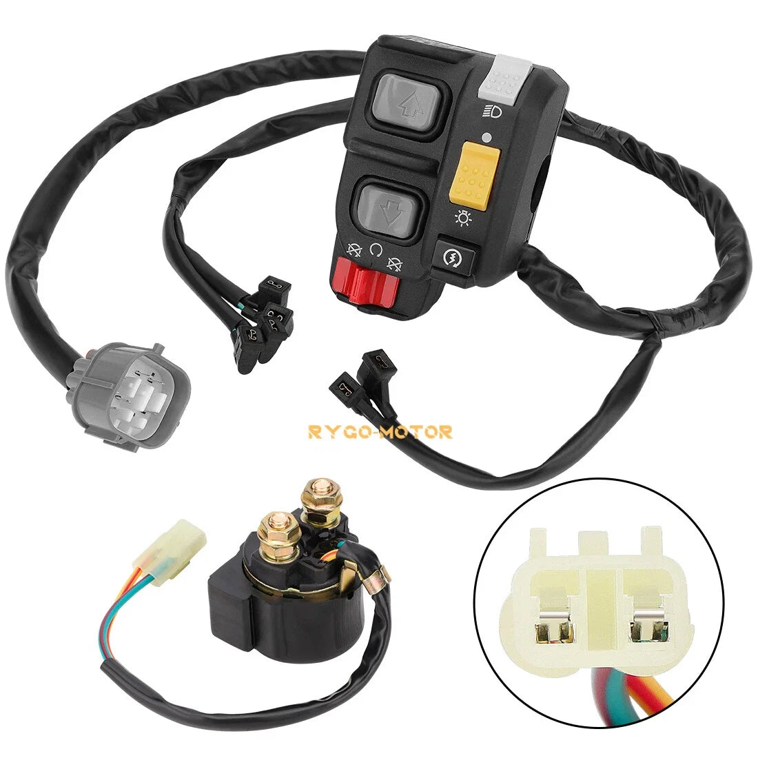Handlebar & Starter Relay Switch for Honda Rancher 420 TRX420 (2007–2013)