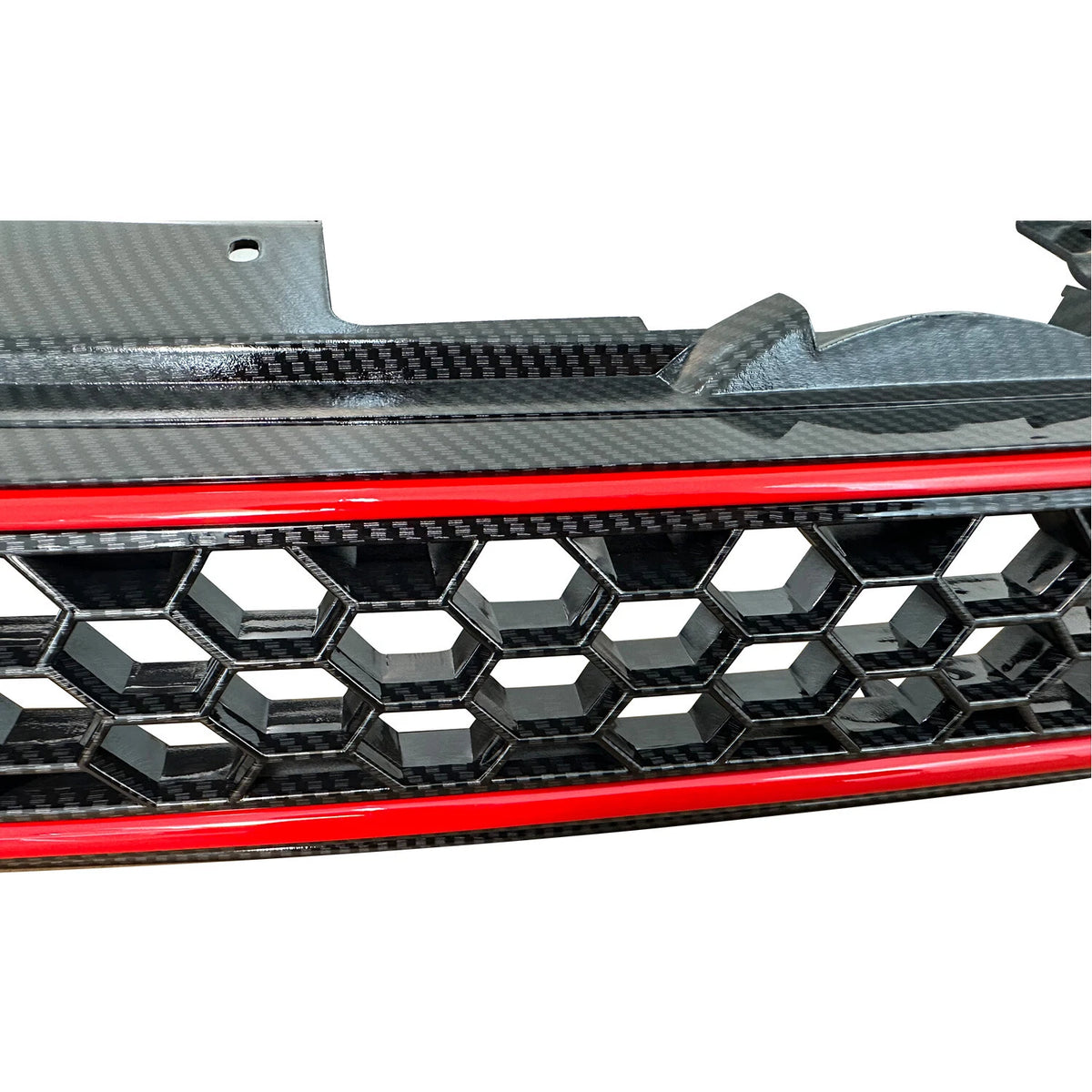 Grille Honeycomb Carbon Fiber Print for VW MK6 Golf GTI (2010–2013) BS-102-206