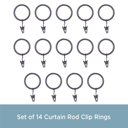 Clip Rings for 5/8" to 3/4" Diameter Rods, Bronze