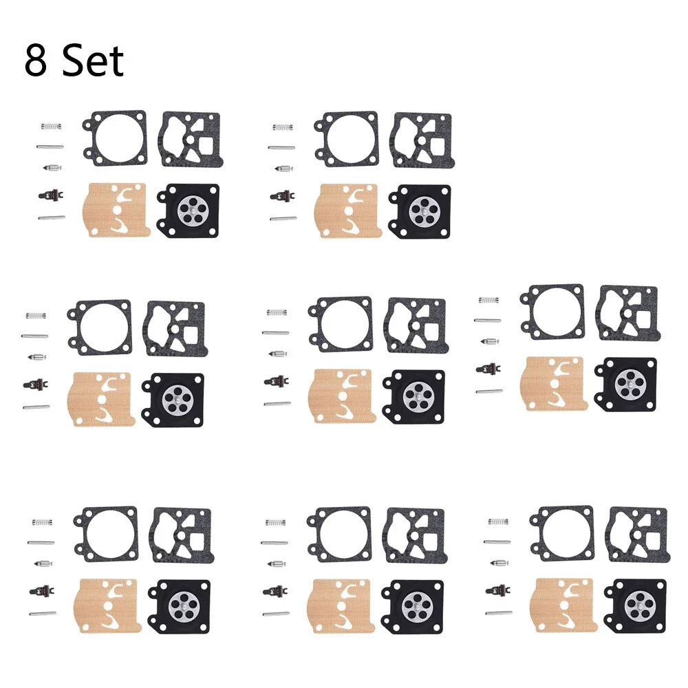 Set of 8 Carburetor Repair Kits for Stihl 021 023 MS210 MS230 Walbro K11-WAT