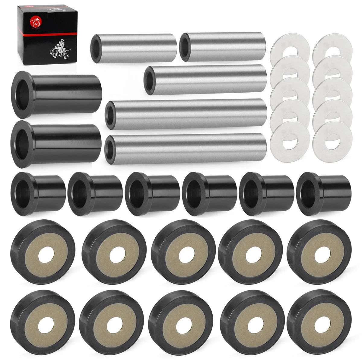 Rear A-Arm Suspension Bushing Rebuild Kit for Suzuki KingQuad 700 LT-A700X (2005–2007)