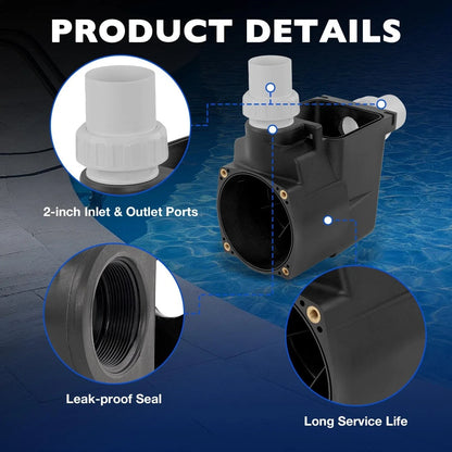 2" x 2" Pool Pump Strainer Housing for Hayward SP1600X & SP2600X (SPX1620AA)