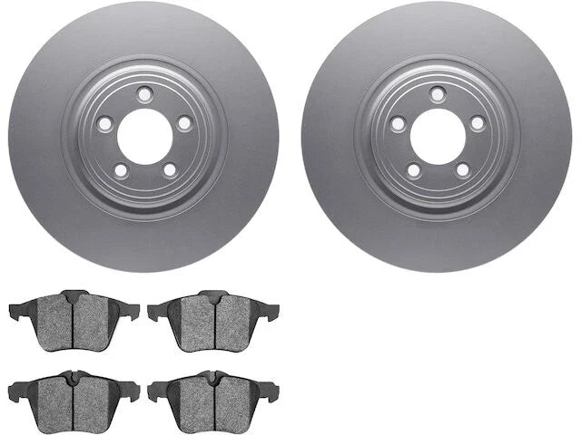 Front Brake Pad and Rotor Kit for Jaguar XJR (2006–2009) NK684HD