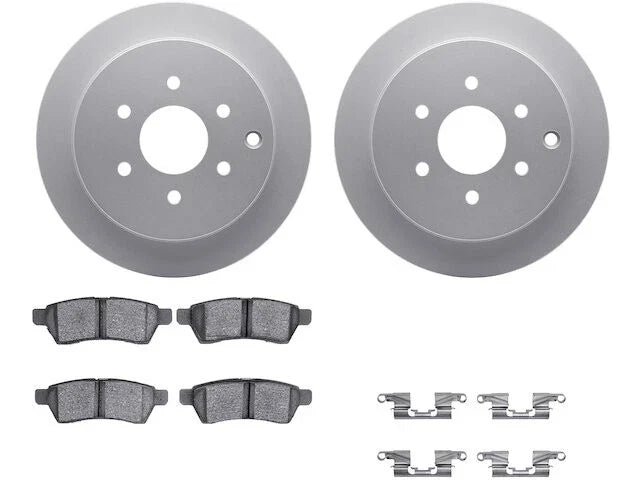 Rear Brake Pad and Rotor Kit for Suzuki Equator (2009–2012) BZ977BV