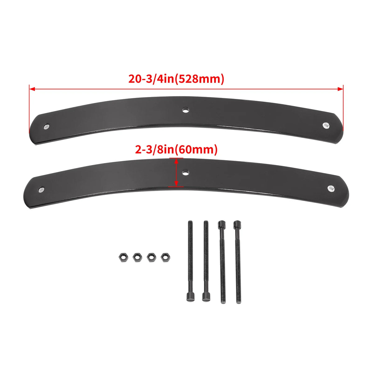Set of 2 Rear Add-A-Leaf Spring Lift Kit for Chevrolet S10 GMC Sonoma (2004–2024)