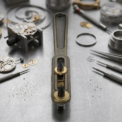 Adjustable Metal Watch Case Opener for Watches up to 50mm (Bronze)