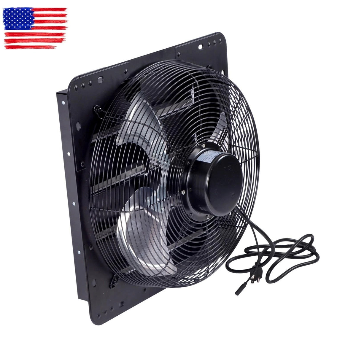 16'' Wall-Mount Exhaust Fan for Attic (2600CFM)