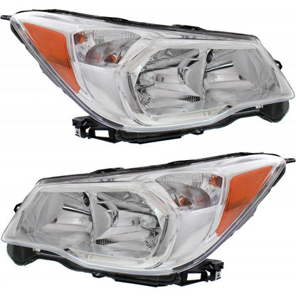 Pair of Headlights for Subaru Forester (2014) PLX-M0-20-9444-00-1-CL360A1, SU2502145, SU2503145