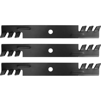 3PK Mower Blades for John Deere 325 335 345 425 445 455 (1992–2007) M115496 GY20569