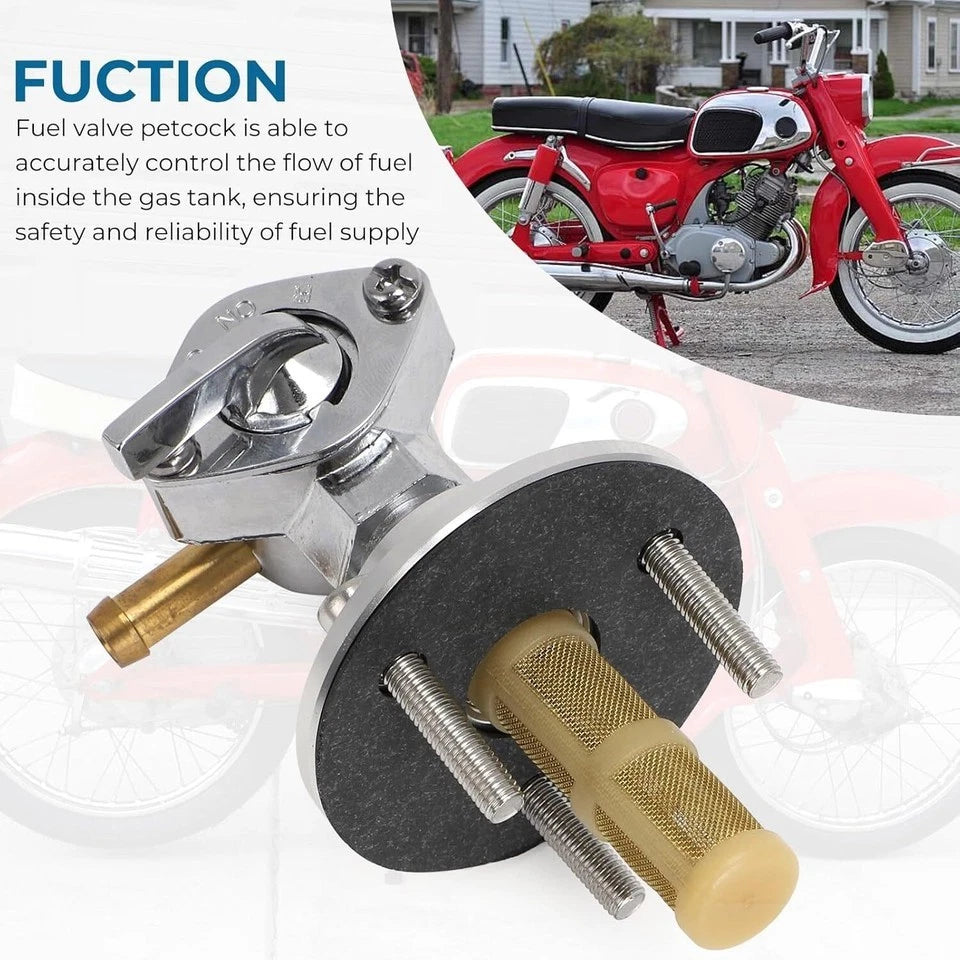 Front Fuel Petcock Valve Adapter Kit for Honda CA95 CA160 CA150
