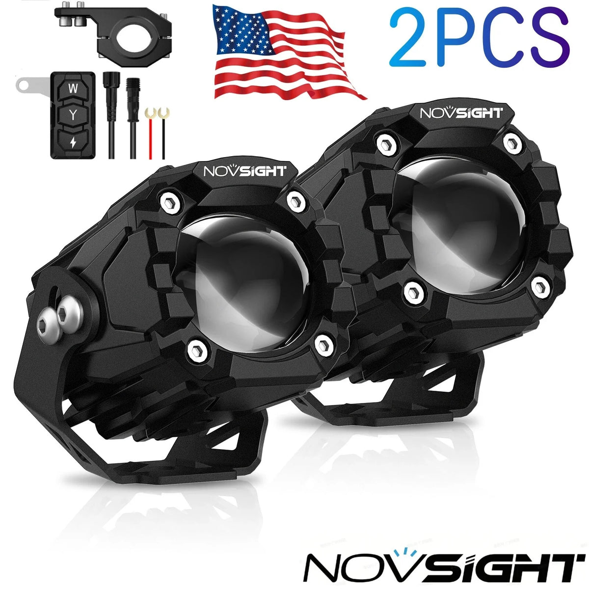 2X LED Work Light Pods for Jeep SUV Pickup (2010–2023)