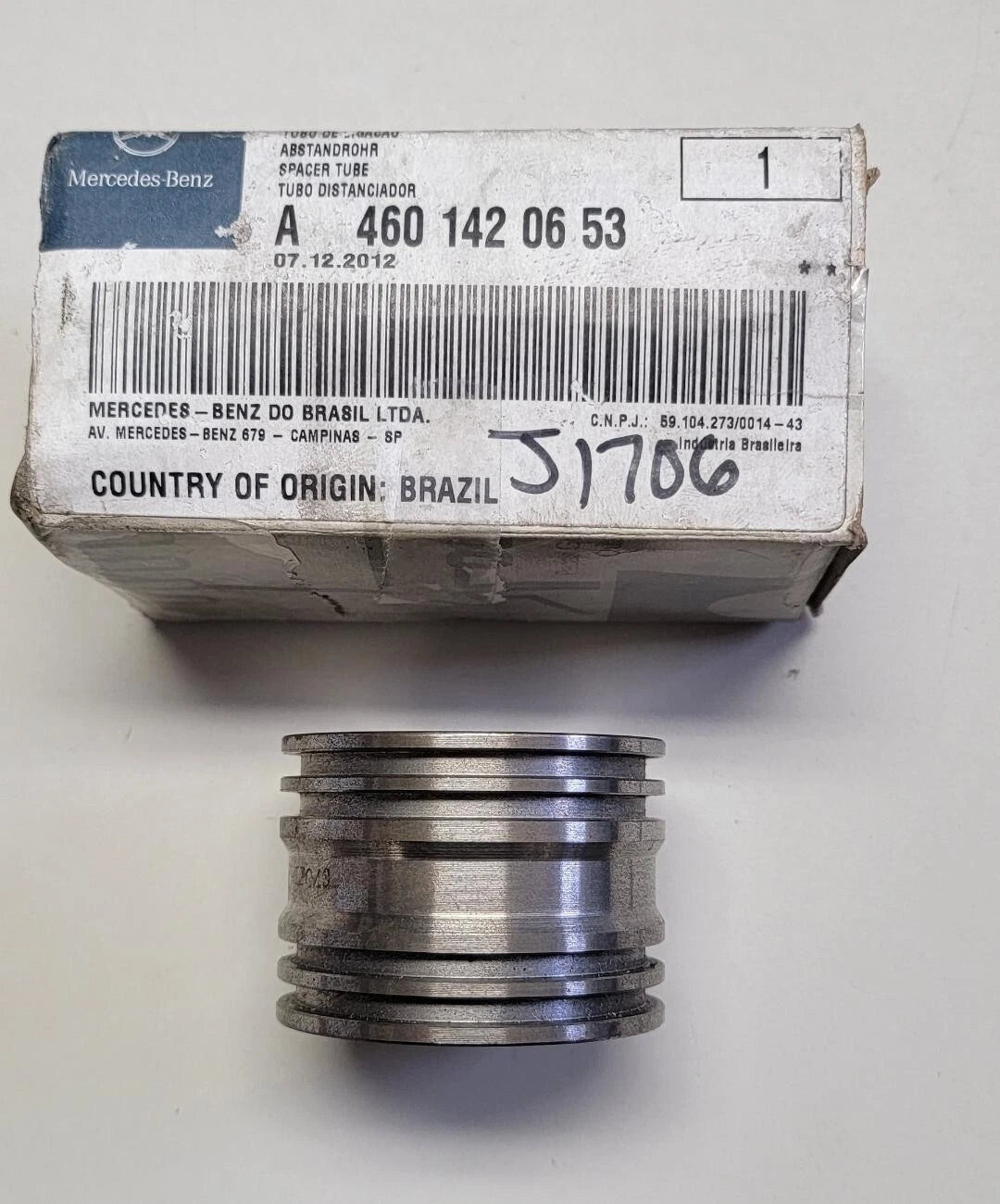 Spacer Tube for Mercedes (A 460 142 06 53)