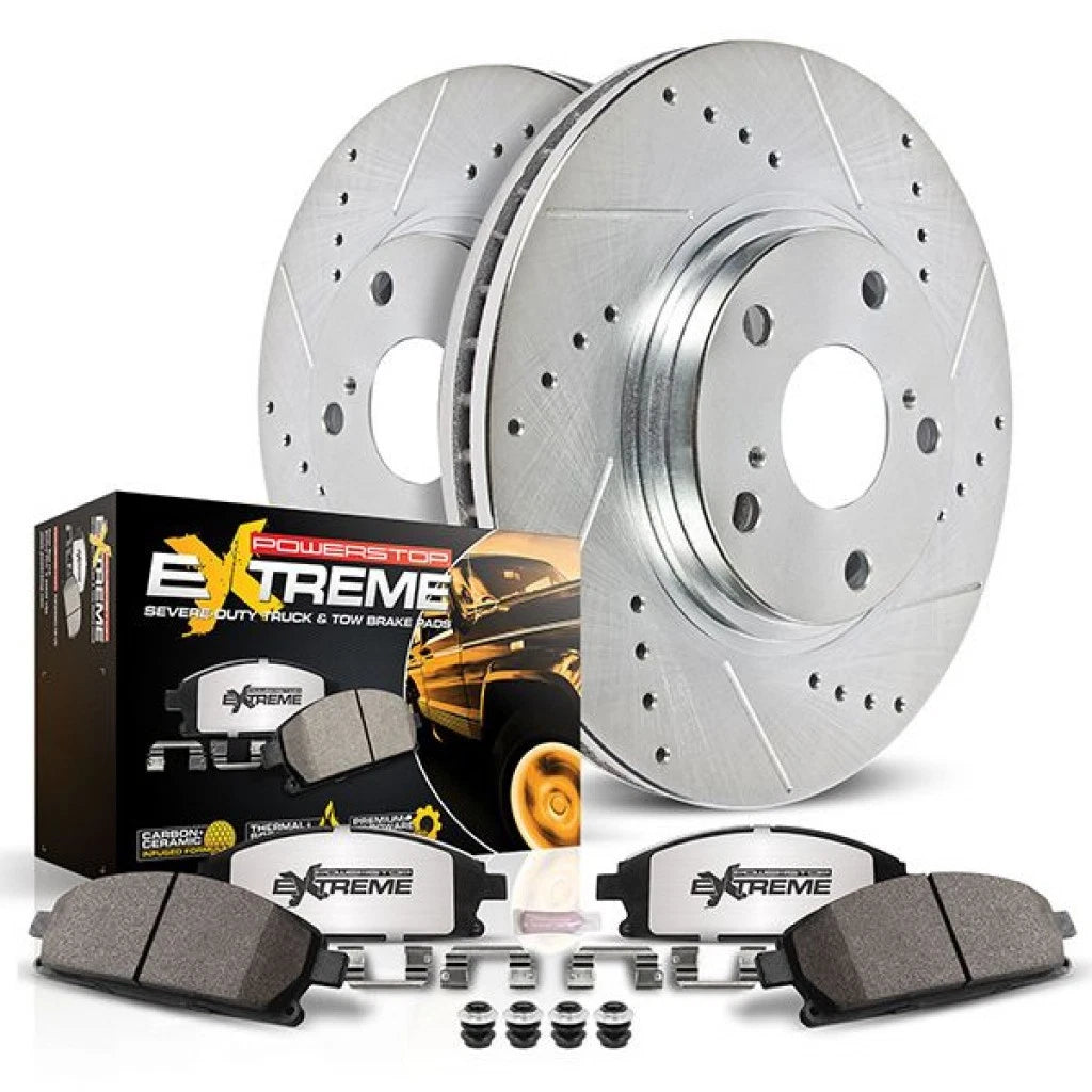 Power Stop Z36 Truck and Tow Brake Kit for Suzuki Equator (2009–2012)