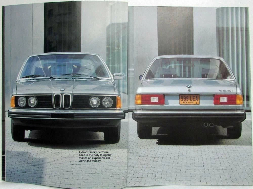 1979 BMW 733i Sales Brochure