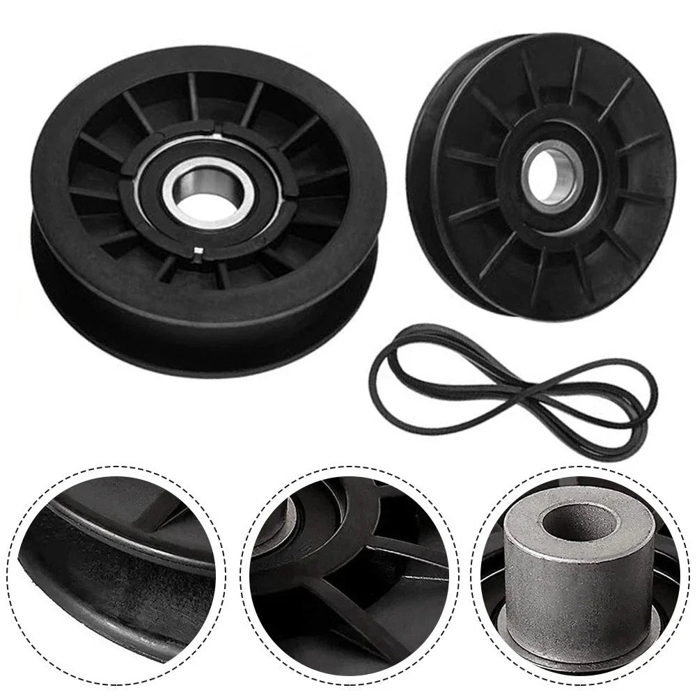 Drive Belt and Idler Pulley Set for Cadet, Craftsman Mowers